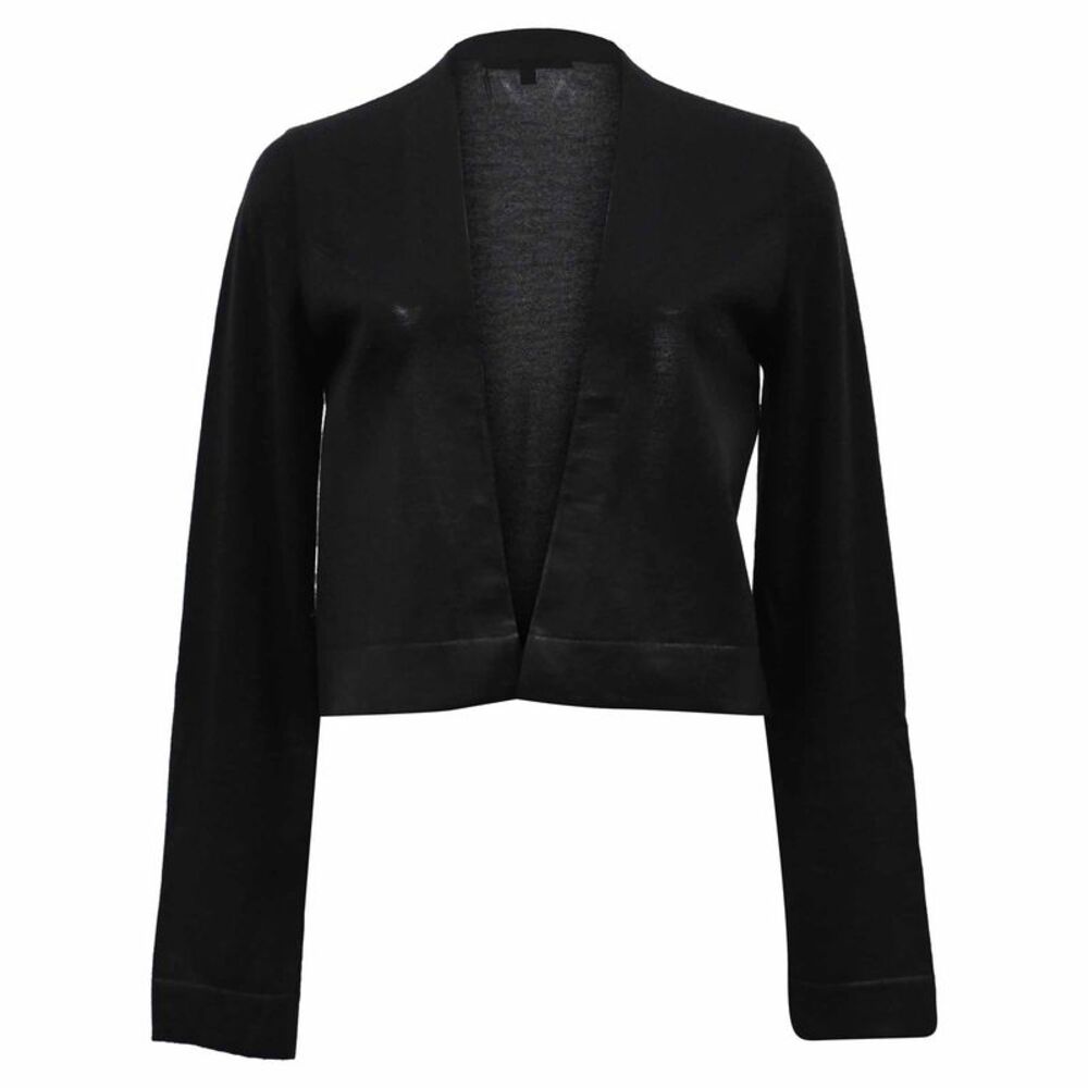 Gucci Cardigan in Black Coated Cashmere